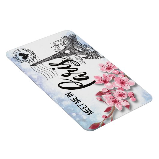 Ontmoet me in Parijs 4"x6" Magnet Magneet (Rechterzijde)