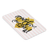 Ontmoet me in Parijs Black en Gold Magneet (Rechterzijde)