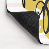 Ontmoet me in Parijs Black en Gold Muismat (Hoek)