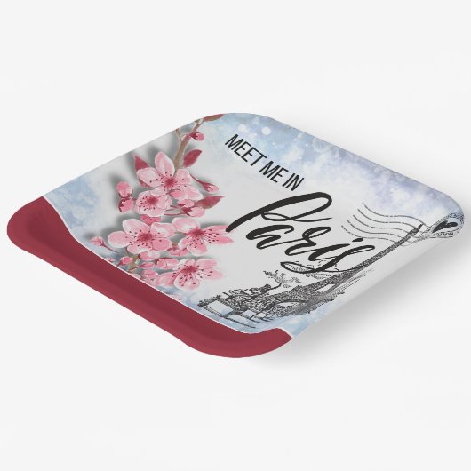 Ontmoet me in Parijs Paper Bord (Gebogen)