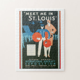 Ontmoet me in St. Louis Vintage Travel Poster Artw Legpuzzel