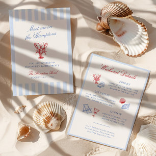 Ontmoet Me in The Hamptons Bachelorette Kaart