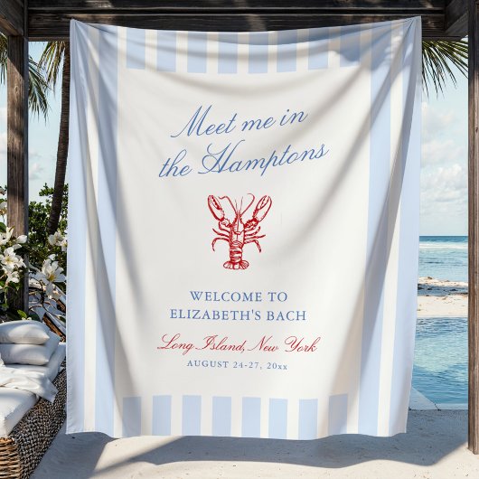 Ontmoet Me in The Hamptons Bachelorette Wandkleed