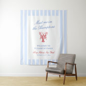 Ontmoet Me in The Hamptons Bachelorette Wandkleed (In situ)