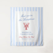 Ontmoet Me in The Hamptons Bachelorette Wandkleed (Voorkant)