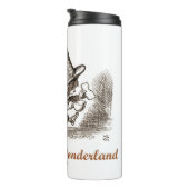 Ontmoet Me In Wonderland De Gekke Hoedenmaker Loop Thermosbeker (Geroteerd rechts)