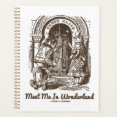 Ontmoet me in Wonderland Queen Alice Frog Doorway Planner (Voorkant)
