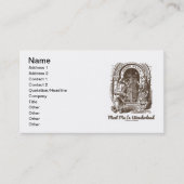 Ontmoet me in Wonderland Queen Alice Frog Doorway Visitekaartje (Voorkant)