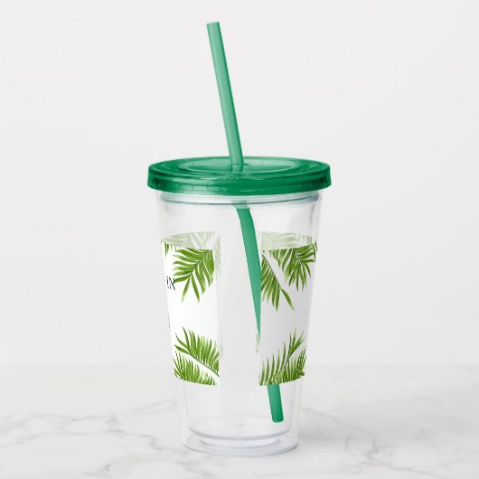 Ontmoet Me Miami Bachelorette Party Acryl Bekergla Acryl Drinkbeker (Links)