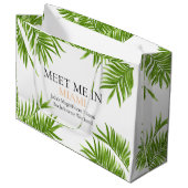 Ontmoet me Miami Bachelorette Party Vakantie Groot Cadeauzakje (Voorkant Gekanteld)