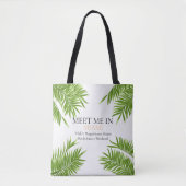 Ontmoet me Miami Bachelorette Party Vakantie Tote Bag (Voorkant)
