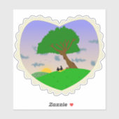 Ontmoet me onder de boom sticker (Vel)