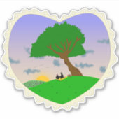 Ontmoet me onder de boom sticker (Voorkant)