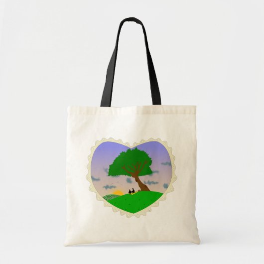 Ontmoet me onder de boom tote bag (Voorkant)