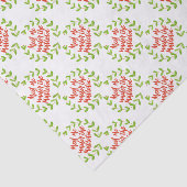 Ontmoet me onder de maîtletoe - kerstmis tissuepapier (Detail)