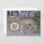 Ontmoet me onder de Mistletoe Briefkaart (Voorkant / Achterkant)