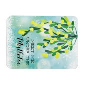 Ontmoet me onder de Mistletoe Country Kerstmis Magneet (Horizontaal)