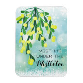 Ontmoet me onder de Mistletoe Country Kerstmis Magneet (Verticaal)