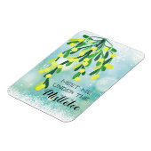 Ontmoet me onder de Mistletoe Country Kerstmis Magneet (Linkerzijde)