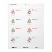 Ontmoet me onder de mistletoe etiket (Full Sheet)