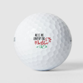 ontmoet me onder de mistletoe golfballen