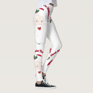 Ontmoet me onder de Mistletoe  kerstman Leggings