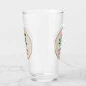 Ontmoet me onder de mistletoe | Kerstmis Glas (Rechts)