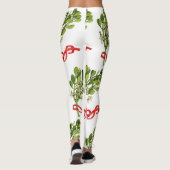 ONTMOET ME ONDER DE MISTLETOE KERSTMIS LEGGINGS (Achterkant)