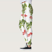 ONTMOET ME ONDER DE MISTLETOE KERSTMIS LEGGINGS (Links)
