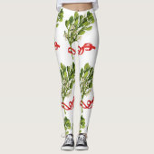 ONTMOET ME ONDER DE MISTLETOE KERSTMIS LEGGINGS (Voorkant)
