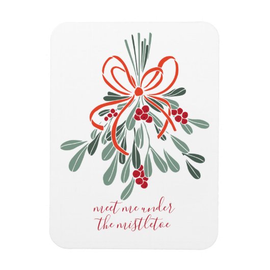 Ontmoet me onder de mistletoe magneet (Verticaal)