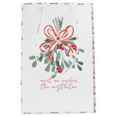 Ontmoet me onder de mistletoe medium cadeauzakje (Voorkant)