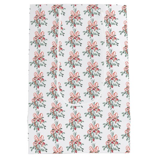 Ontmoet me onder de mistletoe medium cadeauzakje (Achterkant)