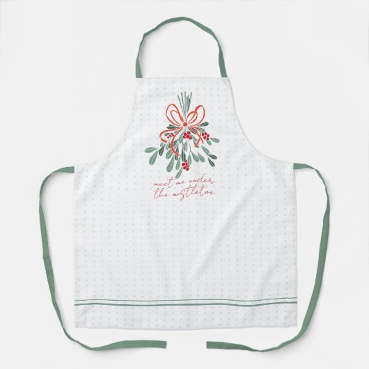 Ontmoet me onder de mistletoe schort (Voorkant)