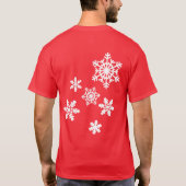 Ontmoet me onder de mistletoe t-shirt (Achterkant)