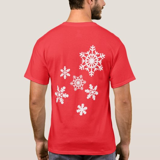 Ontmoet me onder de mistletoe t-shirt (Achterkant)
