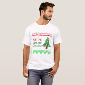 Ontmoet me onder de mistletoe t-shirt (Voorkant volledig)