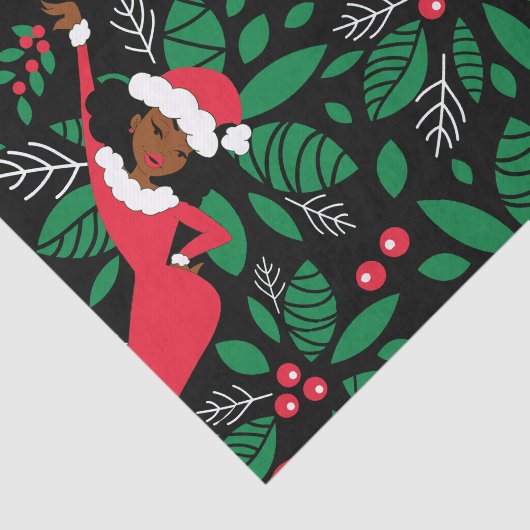 Ontmoet me onder de mistletoe tissuepapier (Detail)