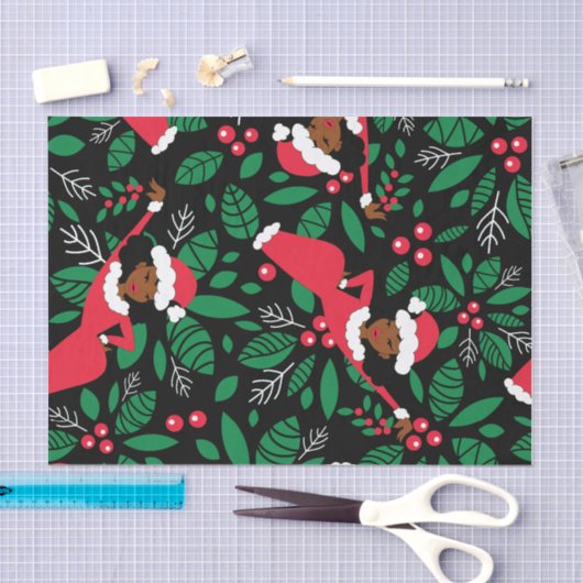 Ontmoet me onder de mistletoe tissuepapier (Craft)