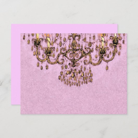 Ontmoet me onder het luchters ~ Briefkaart (Voorkant / Achterkant)