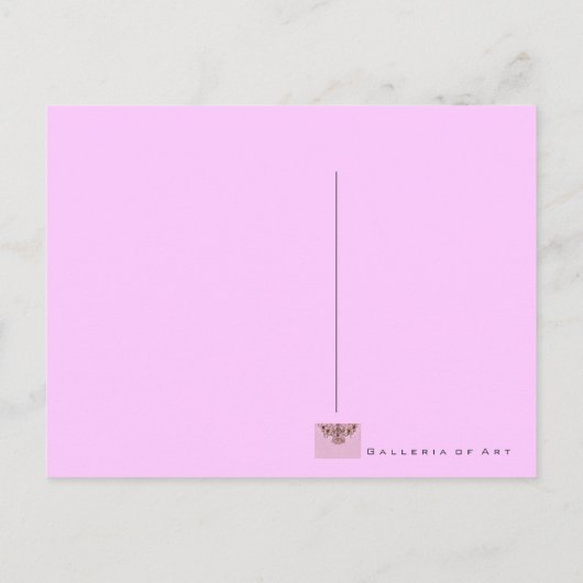 Ontmoet me onder het luchters ~ Briefkaart (Achterkant)