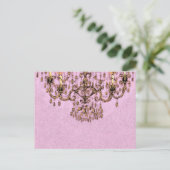 Ontmoet me onder het luchters ~ Briefkaart (Staand voorkant)