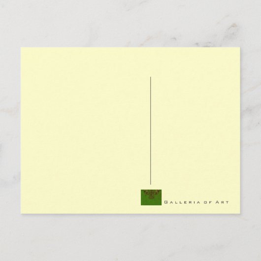 Ontmoet me onder het luchters ~ Briefkaart (Achterkant)