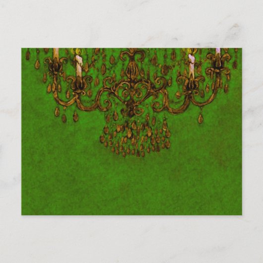 Ontmoet me onder het luchters ~ Briefkaart (Voorkant)