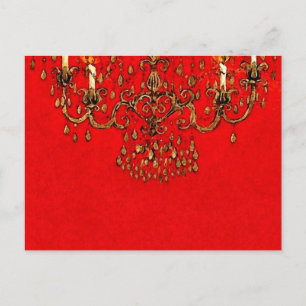 Ontmoet me onder het luchters ~ Briefkaart