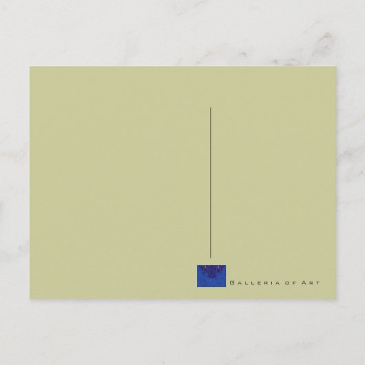 Ontmoet me onder het luchters ~ Briefkaart (Achterkant)