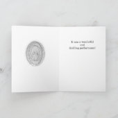 Ontmoet me op de Fair Musical Gefeliciteerd Kaart (Binnen)