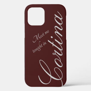 Ontmoet me vanavond in Cortina - Bourgogne - roman Case-Mate iPhone Case