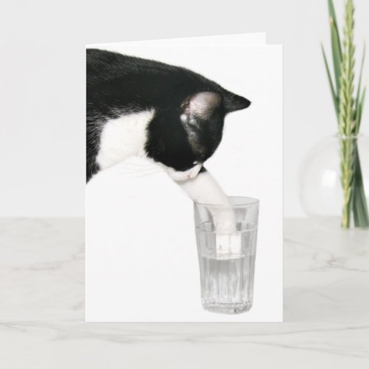 Ontmoet me voor drinken kaart (Voorkant)