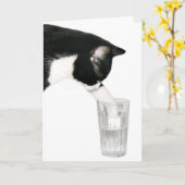 Ontmoet me voor drinken kaart (Gele Bloem)